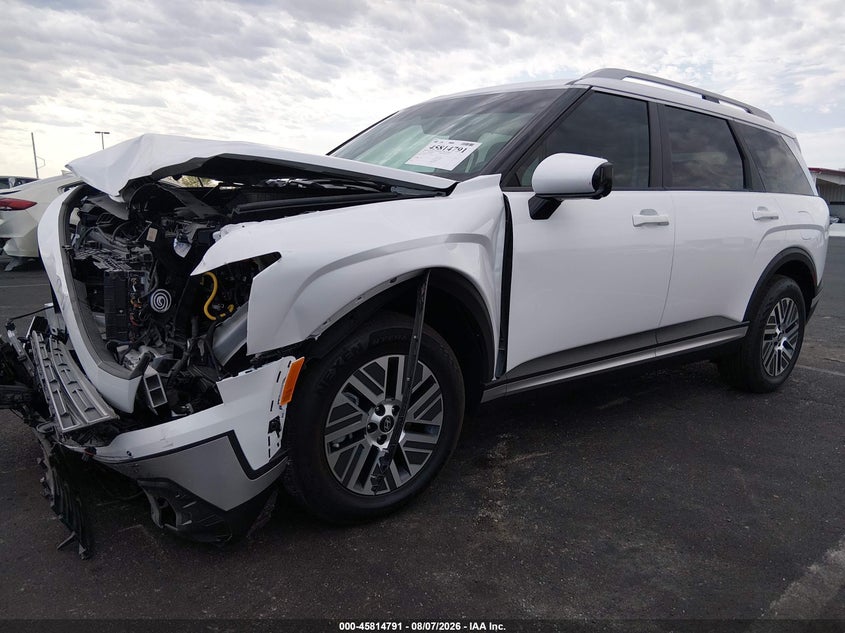 Vin: km8rh5sa8tu106434, lot: 46313637, hyundai palisade hev blue sel premium 7p 20262