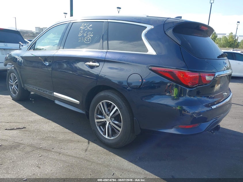 Vin: 5n1dl0mn4jc506411, lot: 46313640, infiniti qx60 20183