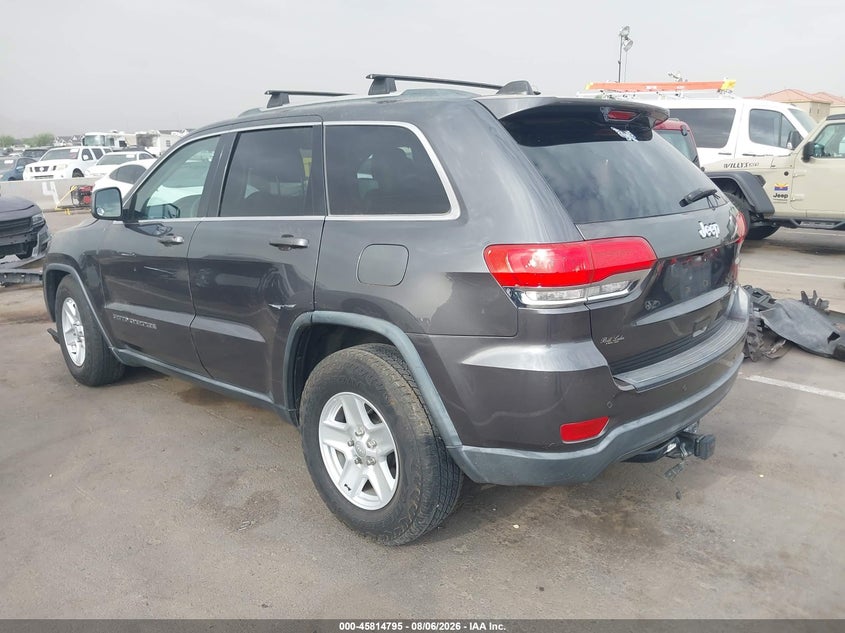 Vin: 1c4rjeag1hc634229, lot: 46313641, jeep grand cherokee laredo 20173