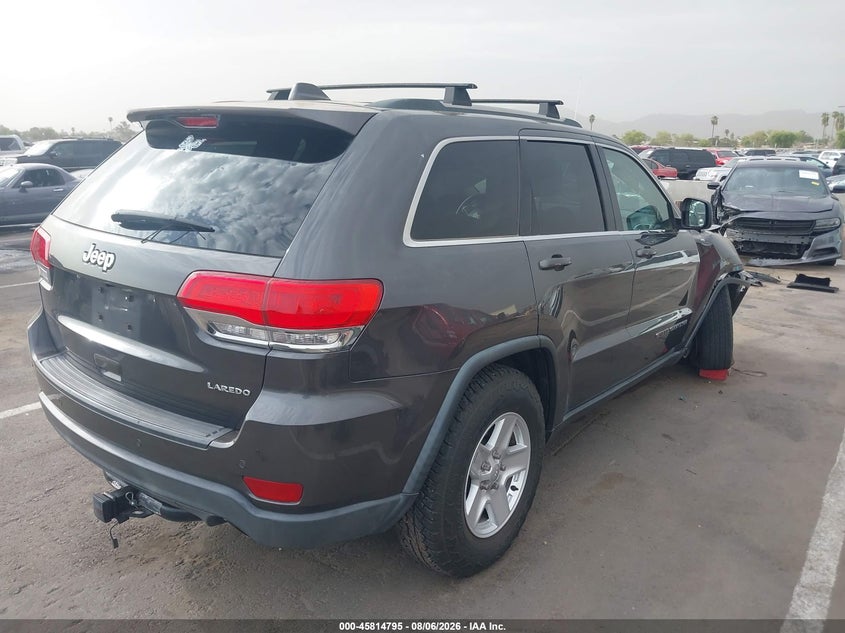 Vin: 1c4rjeag1hc634229, lot: 46313641, jeep grand cherokee laredo 20174