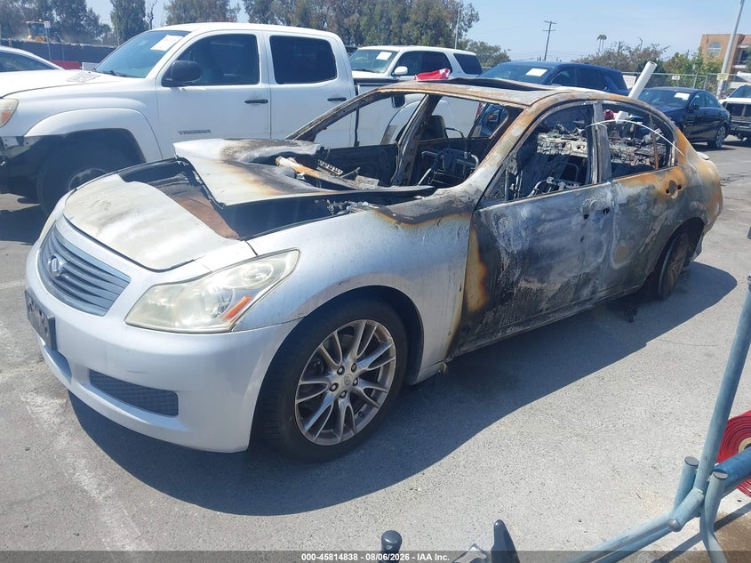 2007 Infiniti G, Interior Burn, IAAI, VIN JNKBV61E67M720671 — фото 2