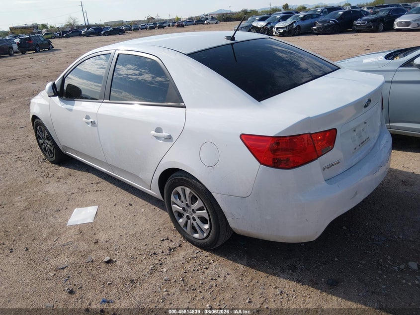 Vin: knaft4a26b5435830, lot: 46313685, kia forte lx 20113
