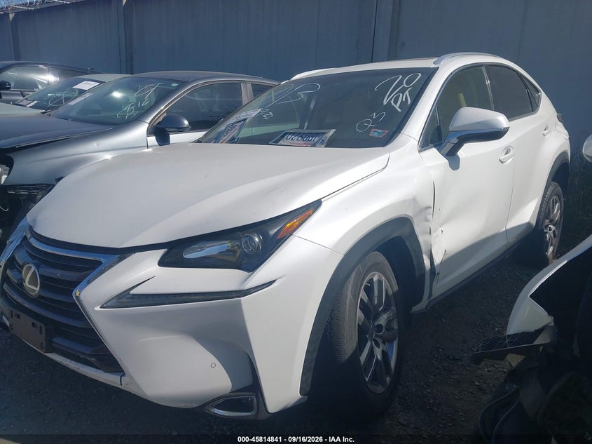 LEXUS NX 200T 2015 VIN JTJBARBZ4F2002575