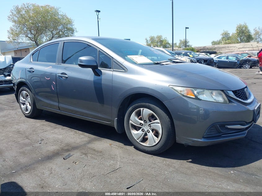 Vin: 19xfb2f57de272626, lot: 46313697, honda civic lx 2013 img_1