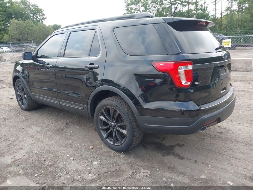 Vin: 1fm5k8d88jgb80184, lot: 46313724, ford explorer xlt 20183