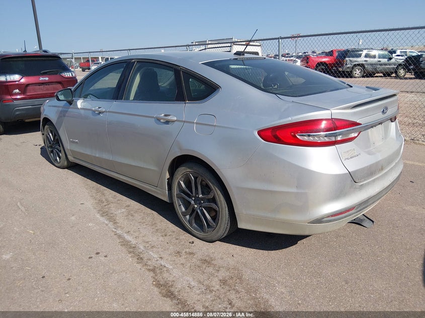 Vin: 3fa6p0lu0jr124572, lot: 46313732, ford fusion hybrid se 20183