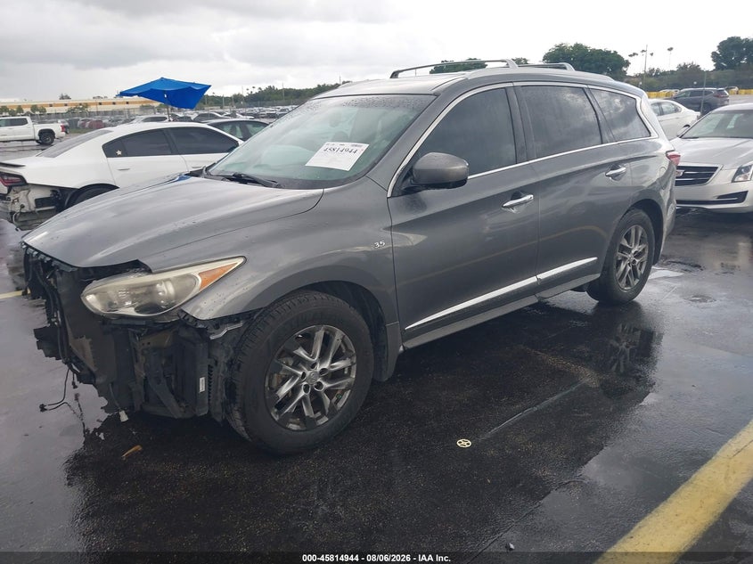 Vin: 5n1al0mn9fc549751, lot: 46313790, infiniti qx60 20152