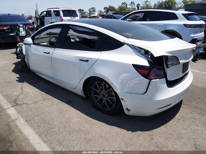 Vin: 5yj3e1ea5mf027031, lot: 46313793, tesla model 3 standard range plus rear-wheel drive 20213