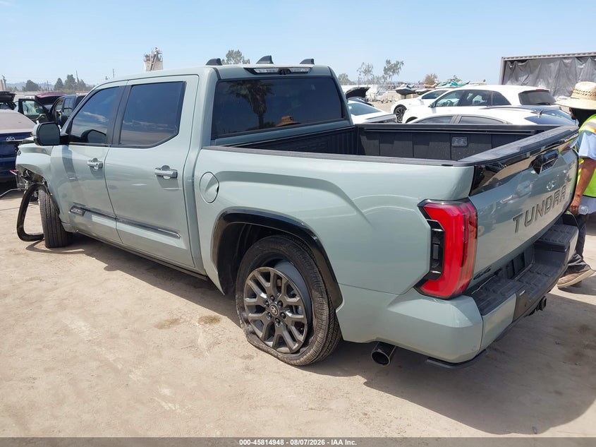 Vin: 5tfna5db6sx314791, lot: 46313794, toyota tundra platinum 20253