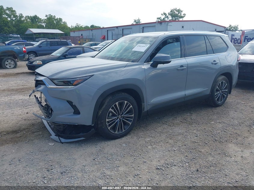 Vin: 5tdadab51ts045912, lot: 46313803, toyota grand highlander hybrid max platinum 20262