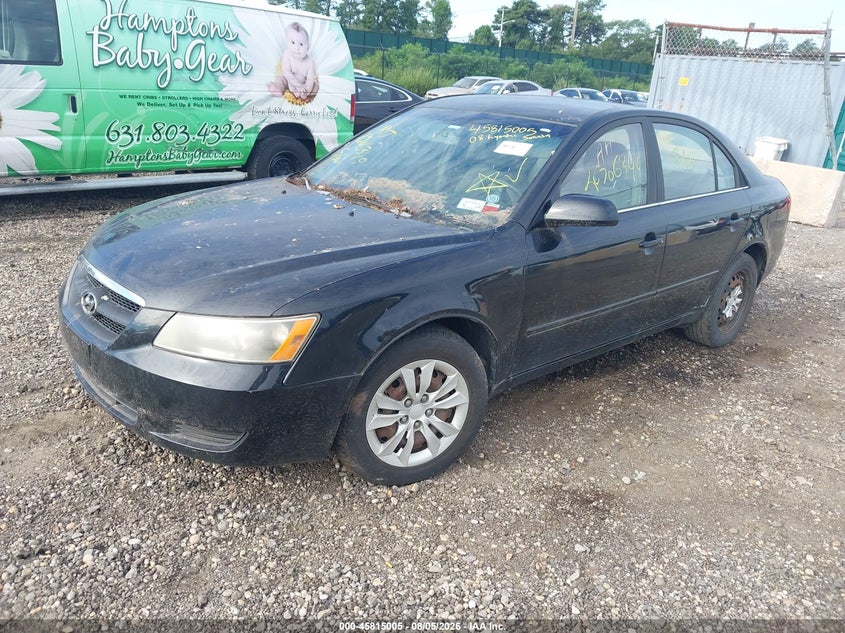 2008 Hyundai Sonata, Unknown, IAAI, VIN 5NPET46C58H311041 — photo 2