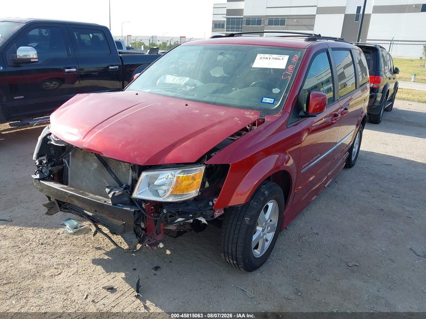 Vin: 2d4rn5d15ar129743, lot: 46313909, dodge grand caravan sxt 20102