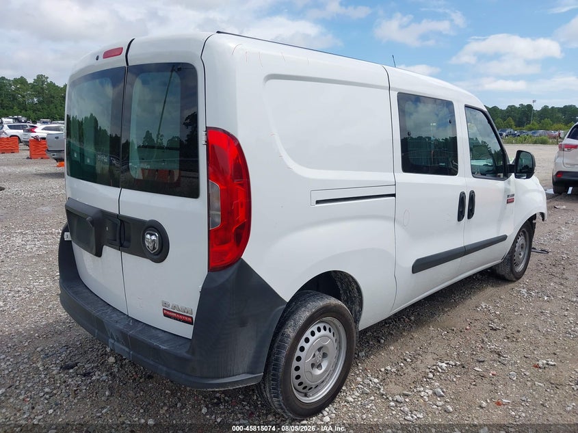 Vin: zfbhrfab0m6t49001, lot: 46313920, ram promaster city tradesman 20214