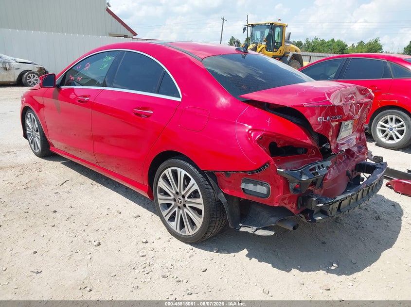 Vin: wddsj4eb7jn653149, lot: 46313927, mercedes-benz cla 250 20183