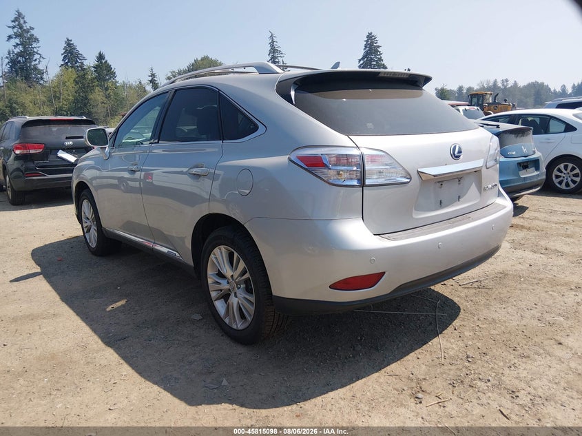 2011 LEXUS RX 450H auction photo 3