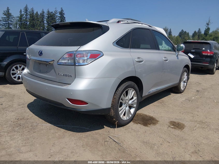 2011 LEXUS RX 450H auction photo 4