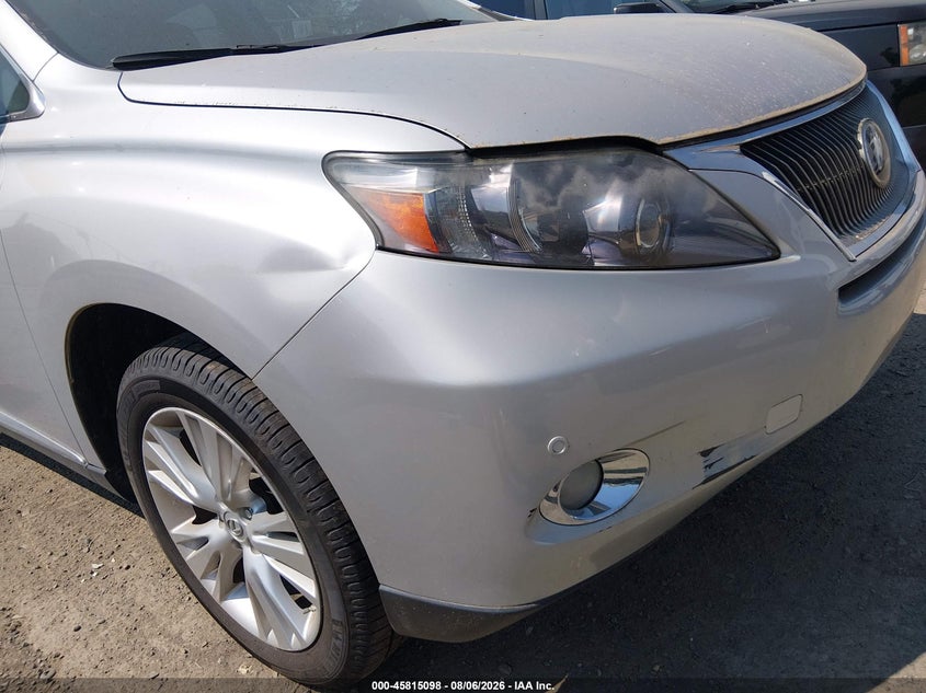 2011 LEXUS RX 450H auction photo 6