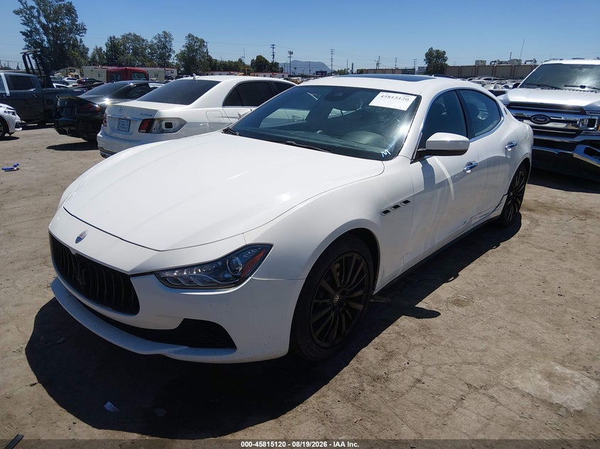 Vin: zam57rsa5h1242733, lot: 46313966, maserati ghibli s 20172