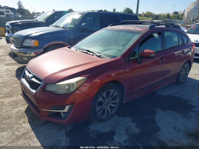 Vin: jf1gpau6xf8252868, lot: 46313998, subaru impreza 2.0i sport premium 20152