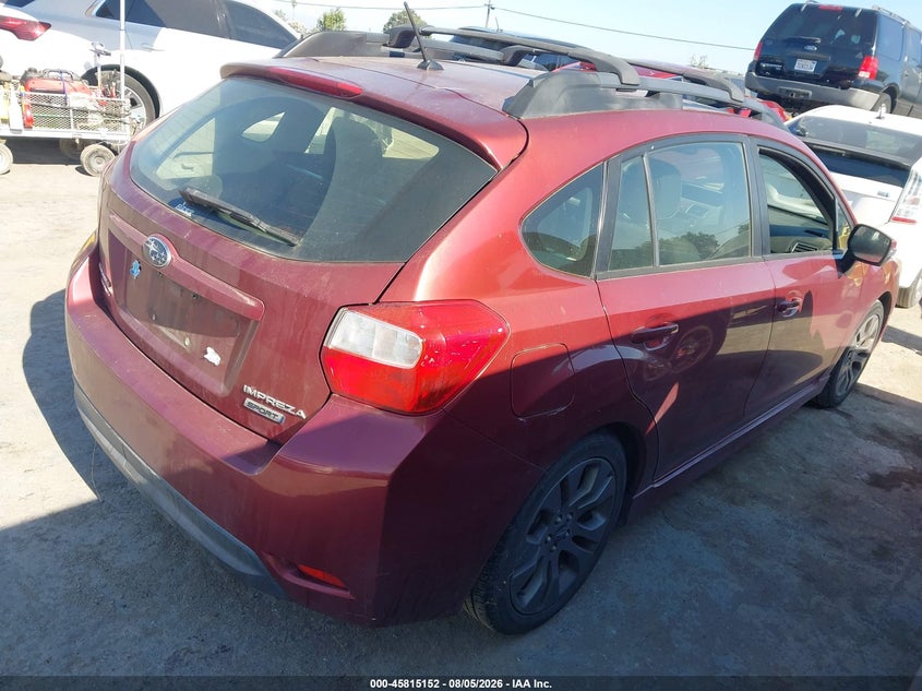Vin: jf1gpau6xf8252868, lot: 46313998, subaru impreza 2.0i sport premium 20154