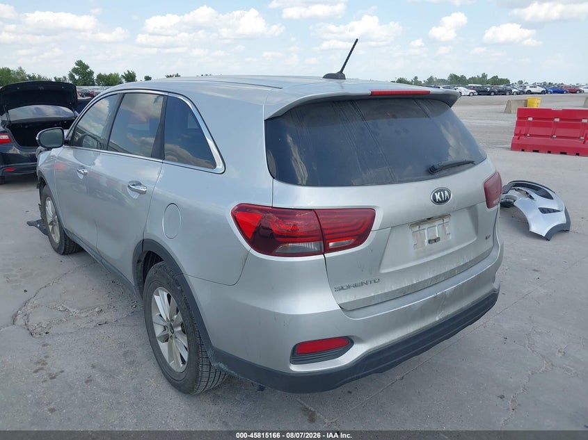 Vin: 5xypg4a33lg642284, lot: 46314012, kia sorento 2.4l l 20203