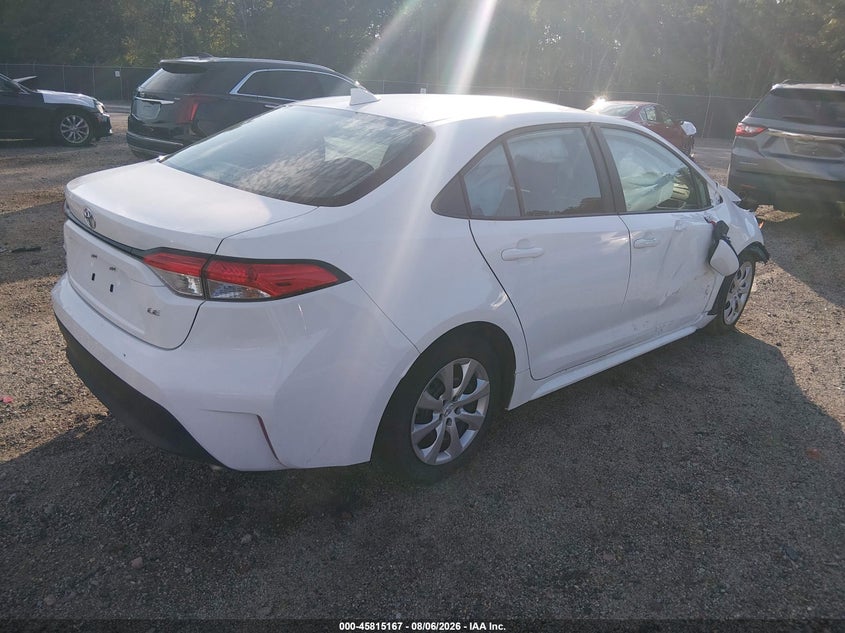 Vin: 5yfb4mde7sp311654, lot: 46314013, toyota corolla le 20254