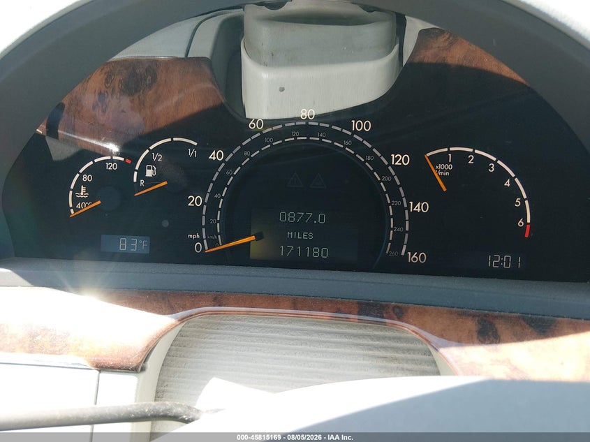 2004 MERCEDES-BENZ S 500 auction photo 7
