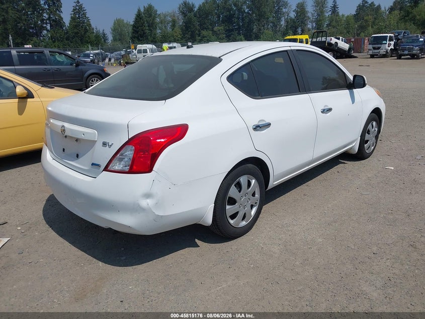 2012 NISSAN VERSA auction photo 4