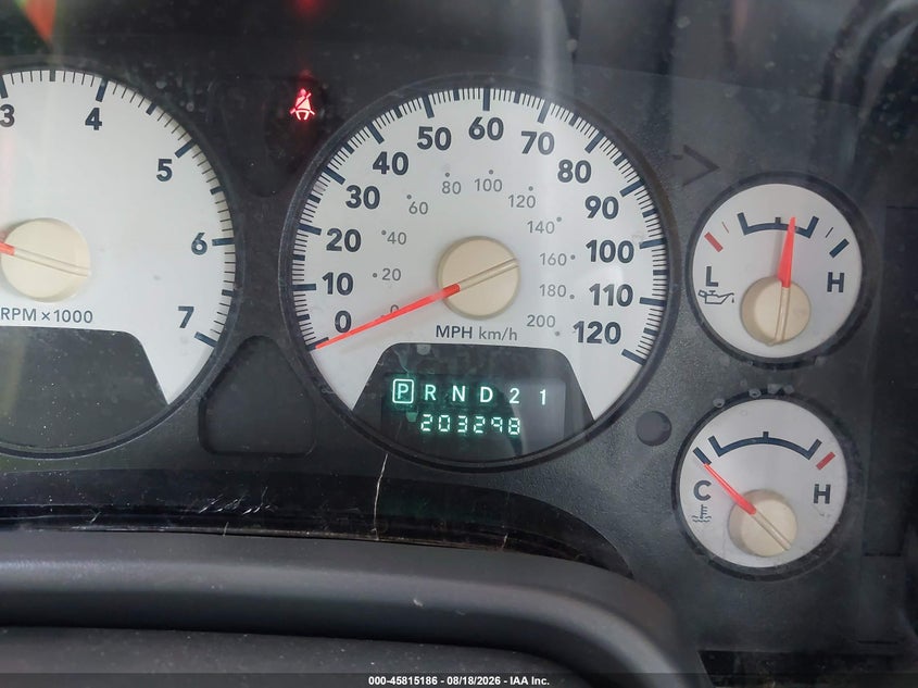2007 DODGE RAM TRUCK 4.7L V-8 235HP