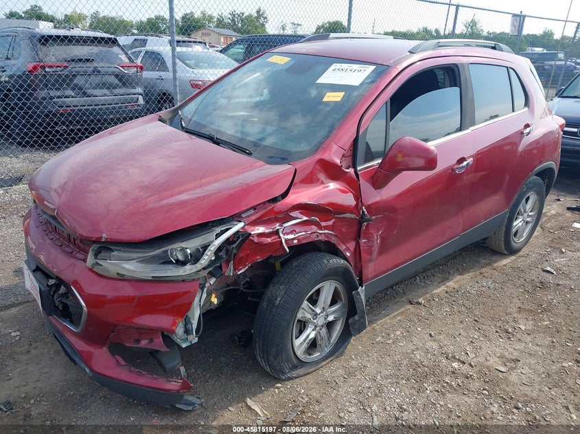 Vin: 3gncjpsb3jl151802, lot: 46314043, chevrolet trax lt 20182