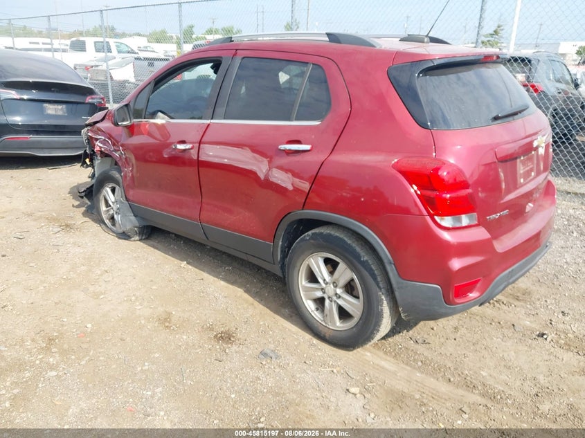 Vin: 3gncjpsb3jl151802, lot: 46314043, chevrolet trax lt 20183