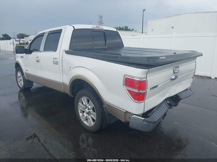 Vin: 1ftfw1ct1bfb52650, lot: 46314049, ford f-150 lariat 20113