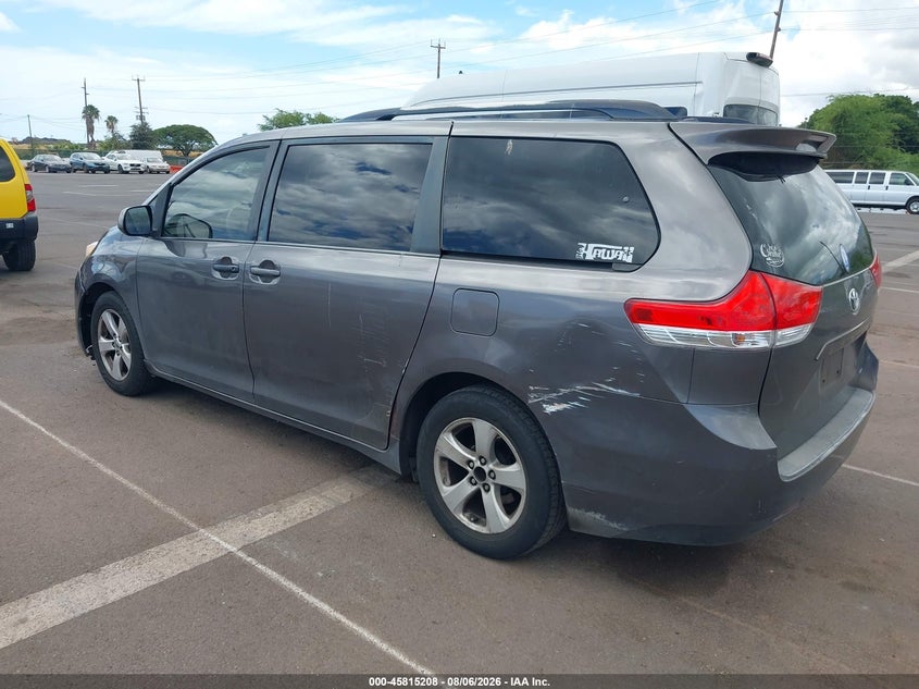 Vin: 5tdkk3dc5ds395451, lot: 46314054, toyota sienna le v6 7 passenger auto access seat/le v6 8 passenger 20133