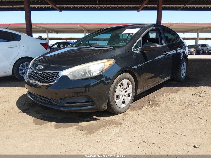 Vin: knafx4a62f5376580, lot: 46314070, kia forte lx 20152