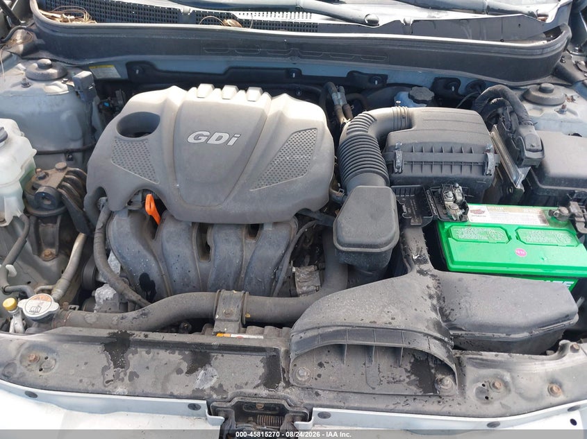 2013 HYUNDAI SONATA SEDAN 2.4L I-4 DI, DOHC, VVT, 198HP