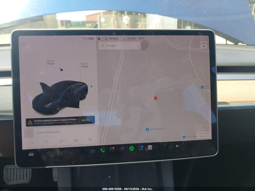 TESLA MODEL 3 2021 VIN 5YJ3E1EB2MF056706