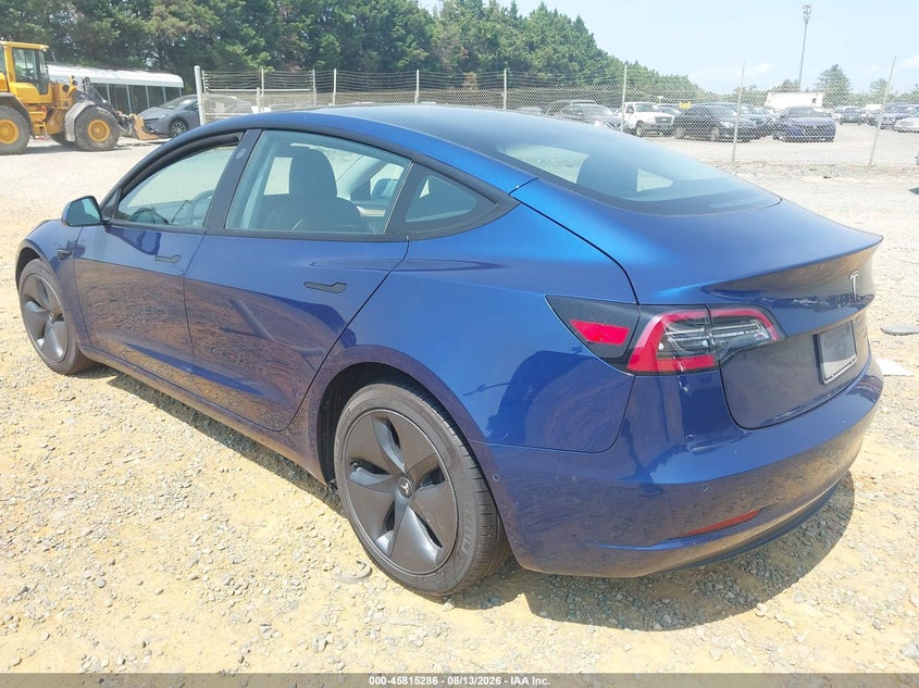 TESLA MODEL 3 2021 VIN 5YJ3E1EB2MF056706