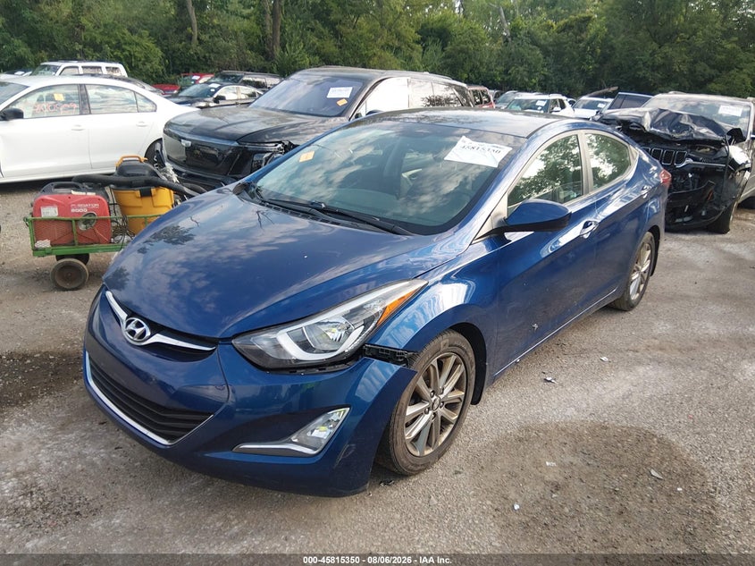Vin: 5npdh4ae2fh577829, lot: 46314231, hyundai elantra se 20152