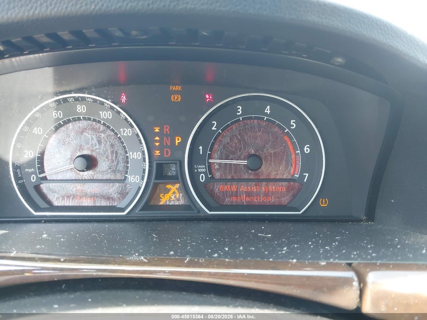 2007 BMW 7ER SEDAN 4.4L V8 FI DOHC 32V F4
