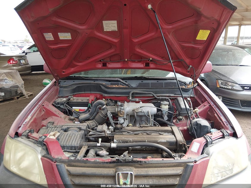 1998 HONDA CR-V SPORT UTILITY VEHICLE 2.0L I-4 DOHC, 126HP
