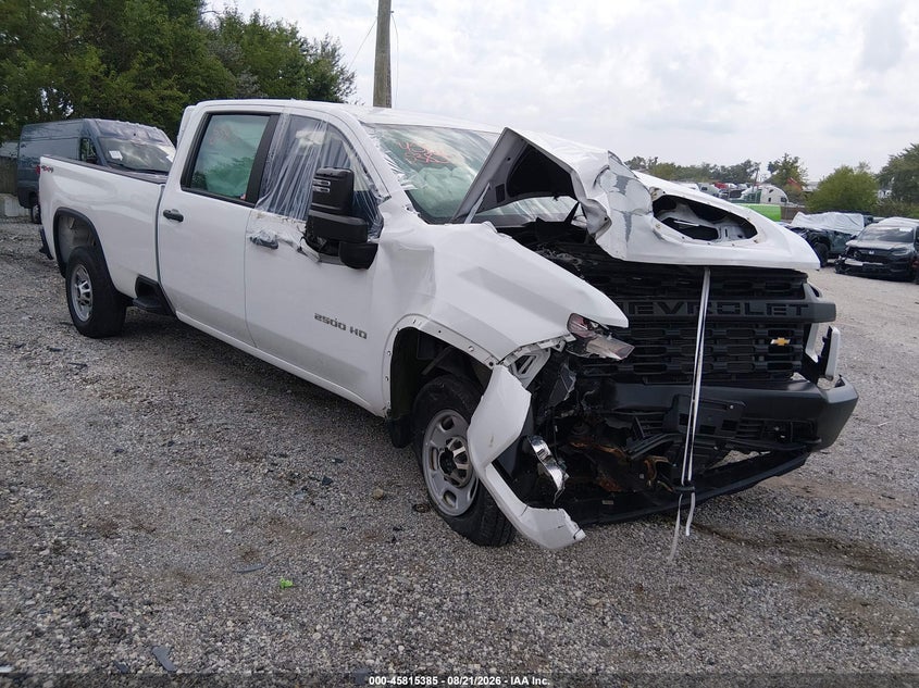 Vin: 1gc1yle79nf188493, lot: 46314266, chevrolet silverado 2500hd 4wd  long bed wt 2022 img_1