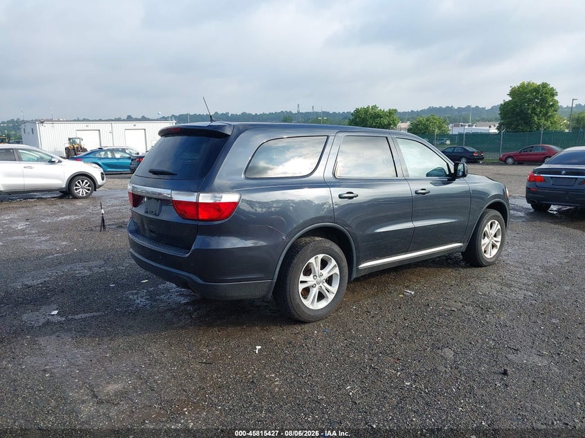 Vin: 1c4rdjag2dc680016, lot: 46314308, dodge durango sxt 20134