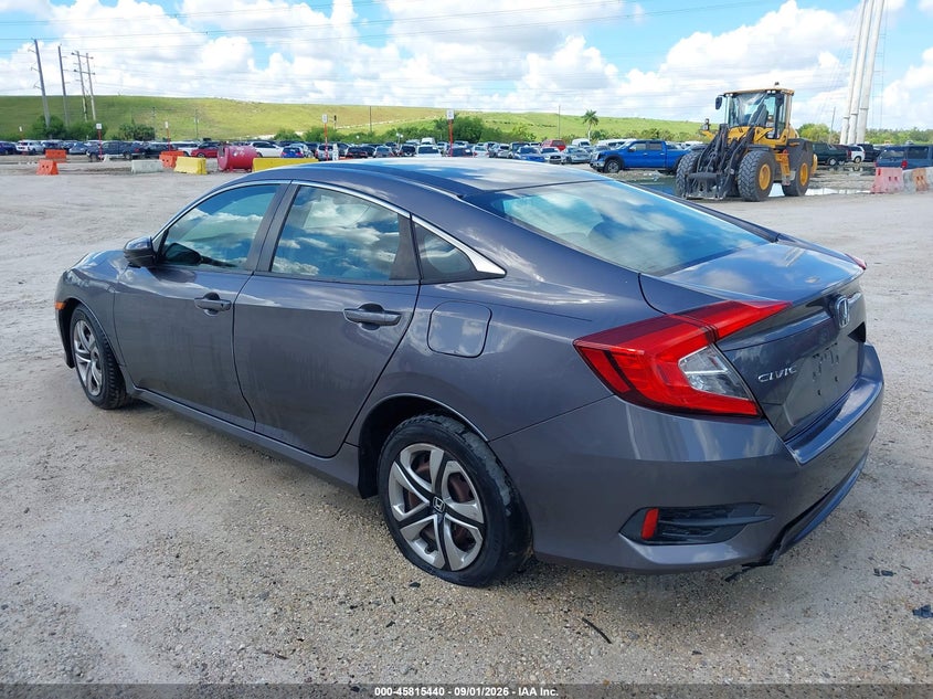 2016 HONDA CIVIC auction photo 3
