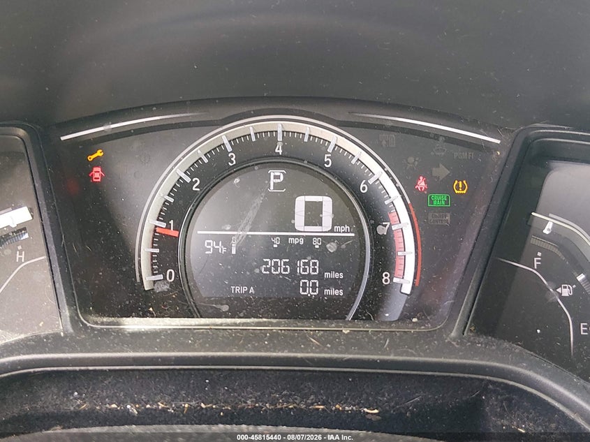 2016 HONDA CIVIC auction photo 7