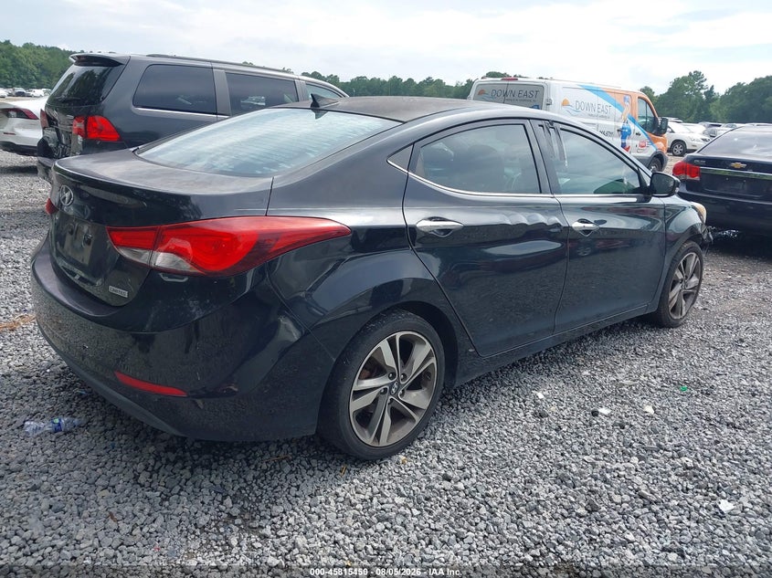 Vin: 5npdh4ae1eh497937, lot: 46314331, hyundai elantra limited 20144