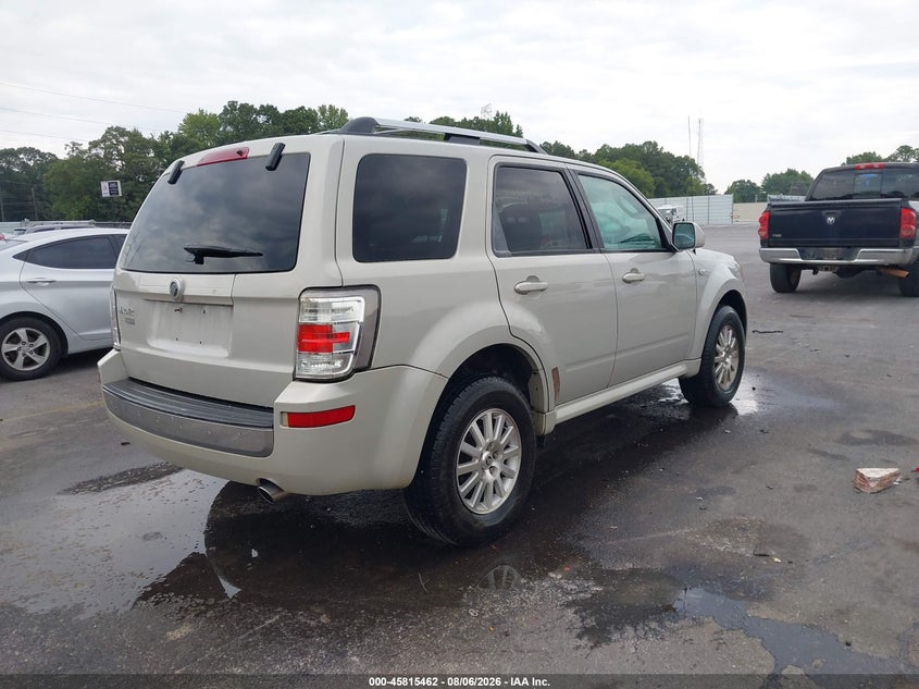 MERCURY MARINER 2009 VIN 4M2CU87759KJ10055
