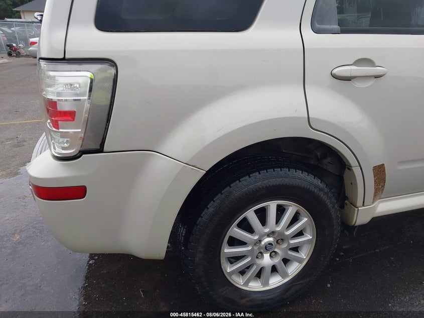 MERCURY MARINER 2009 VIN 4M2CU87759KJ10055