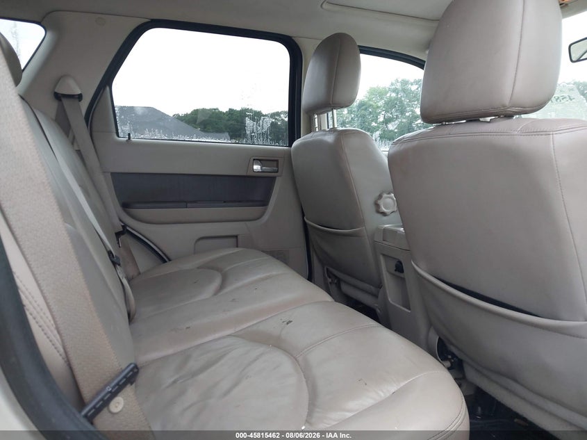 MERCURY MARINER 2009 VIN 4M2CU87759KJ10055