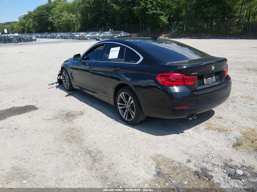 Vin: wba4j3c53kbl08548, lot: 46314345, bmw 430i gran coupe xdrive 20193