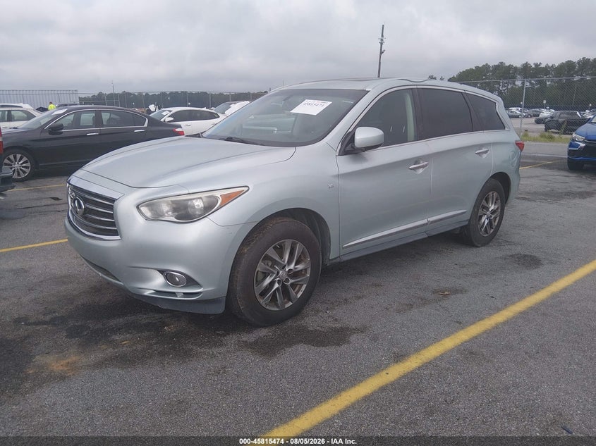 Vin: 5n1al0mm8ec528220, lot: 46314355, infiniti qx60 20142